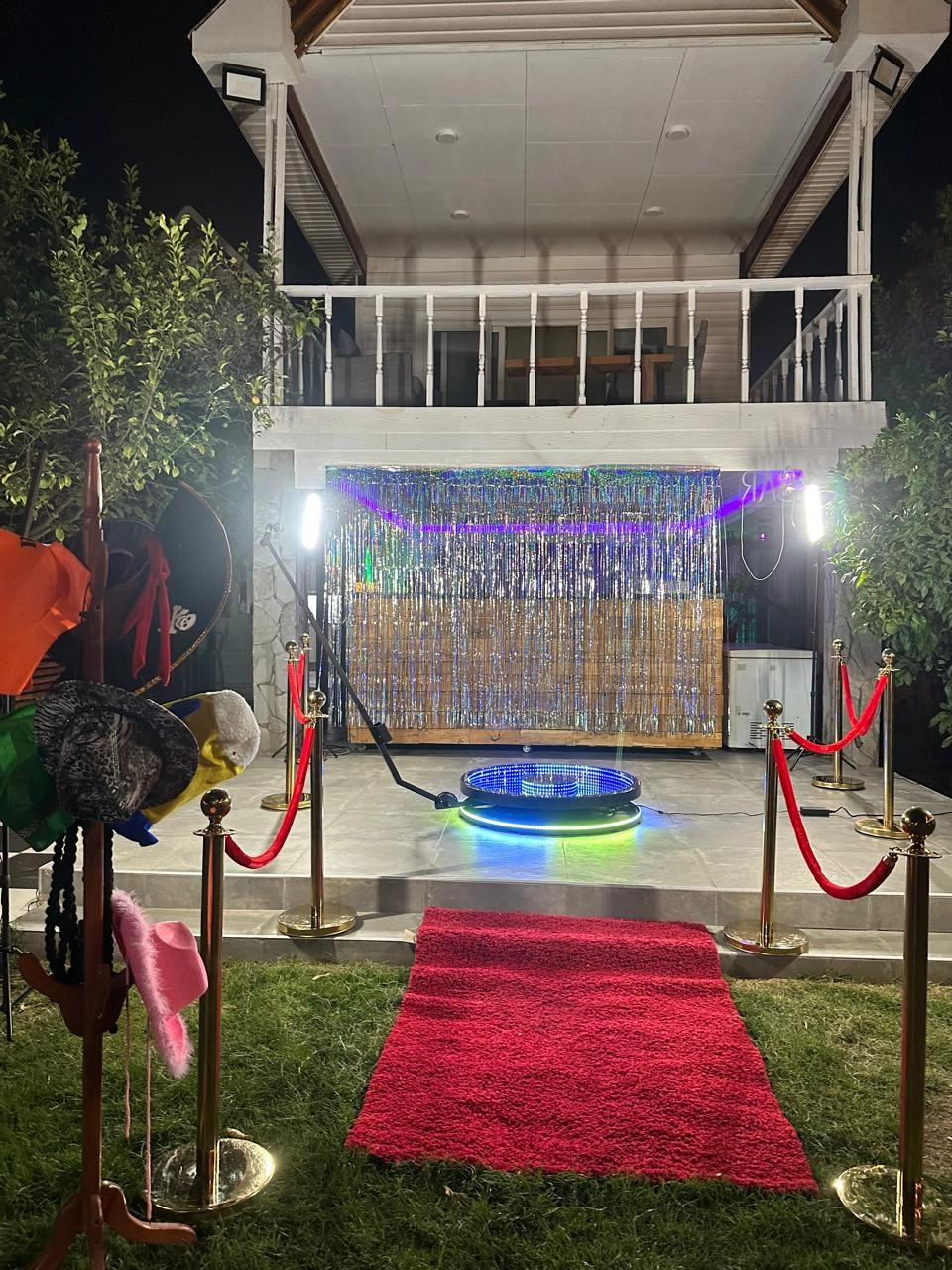 Cámara giratoria 360 para fiestas